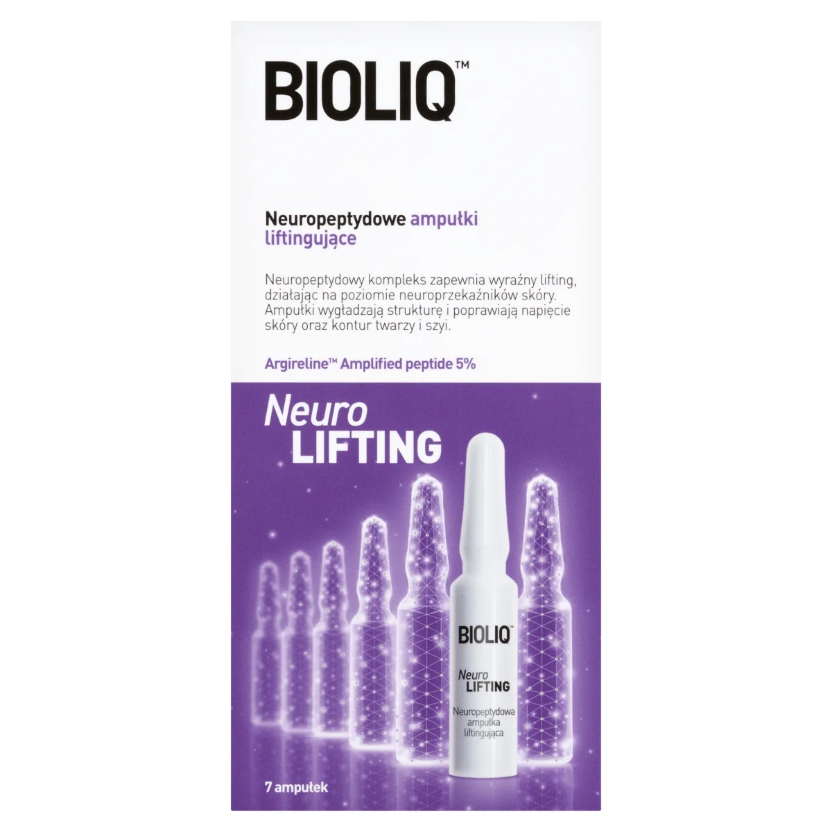 Bioliq neuropeptydowe ampułki liftingujące, 7 x 1,5 ml