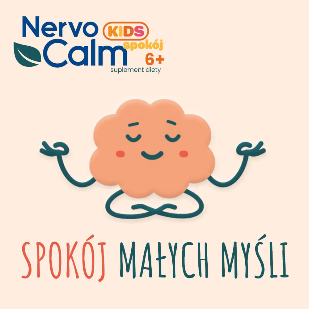 NervoCalm Kids 6+ Spokój o smaku malinowym, 30 żelek