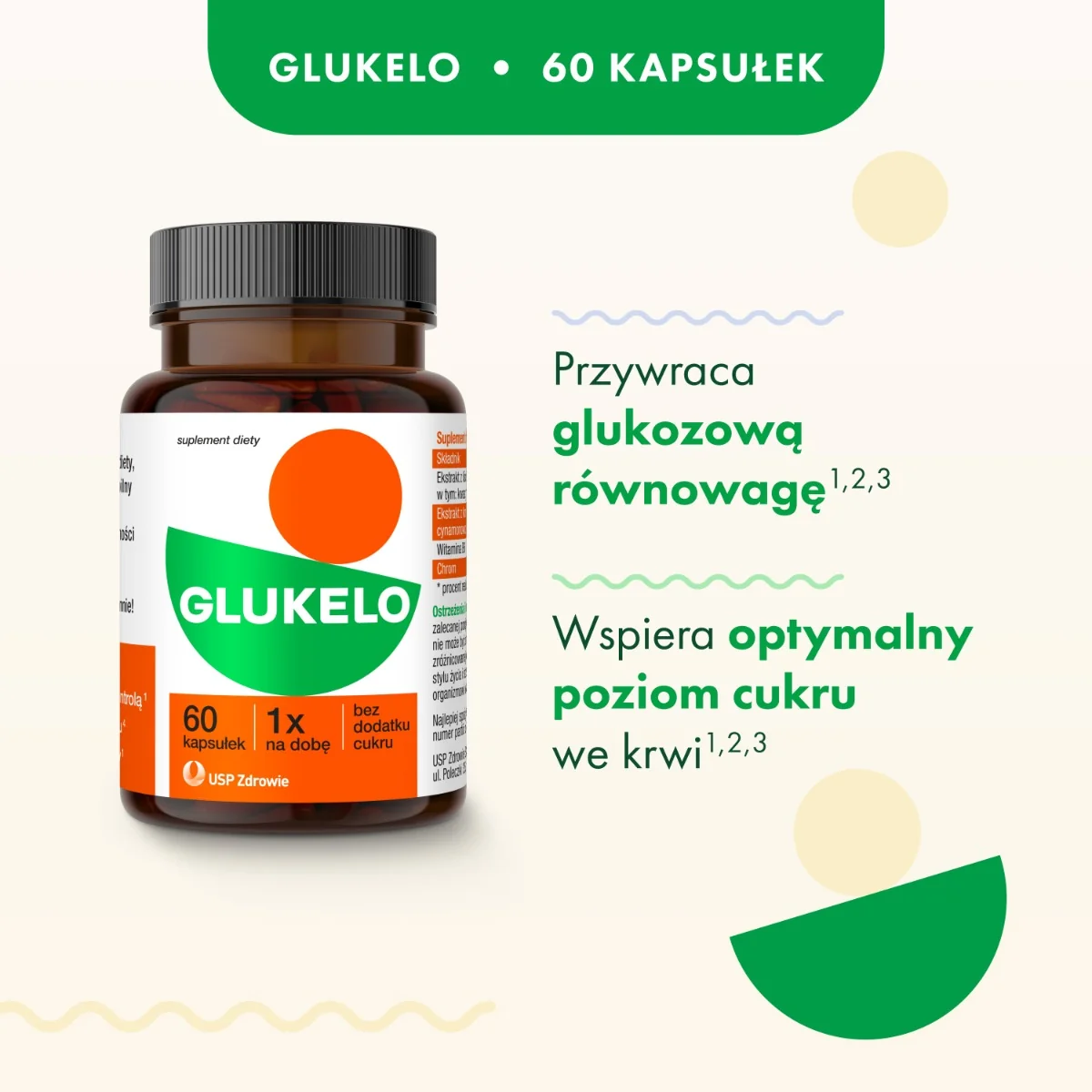 Glukelo 60 kapsułek
