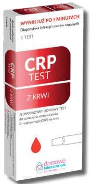 CRP test z krwi jednorazowy domowy test, 1 sztuka