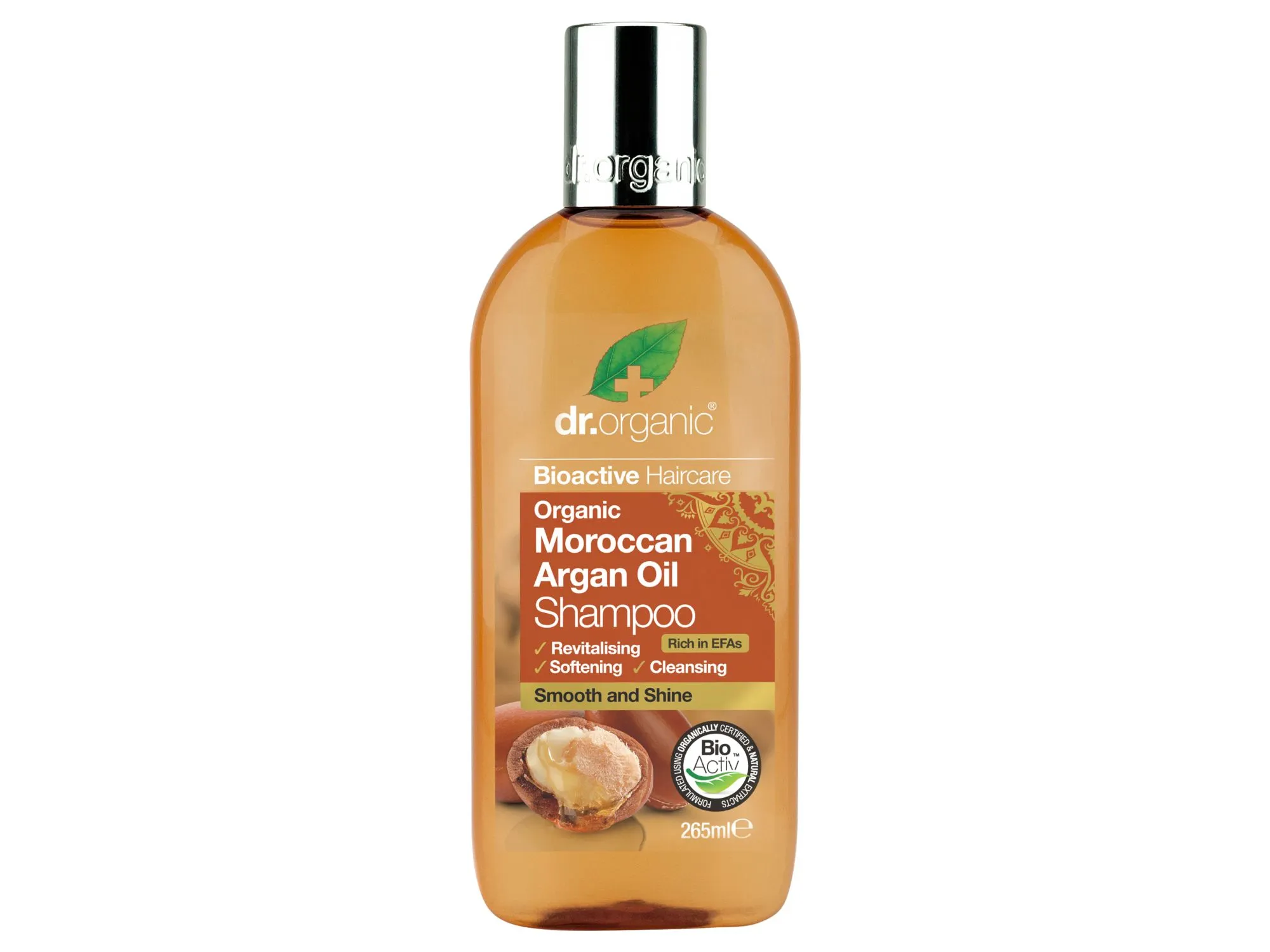 Dr.Organic, szampon do włosów z organicznym marokańskim olejem arganowym, 265 ml