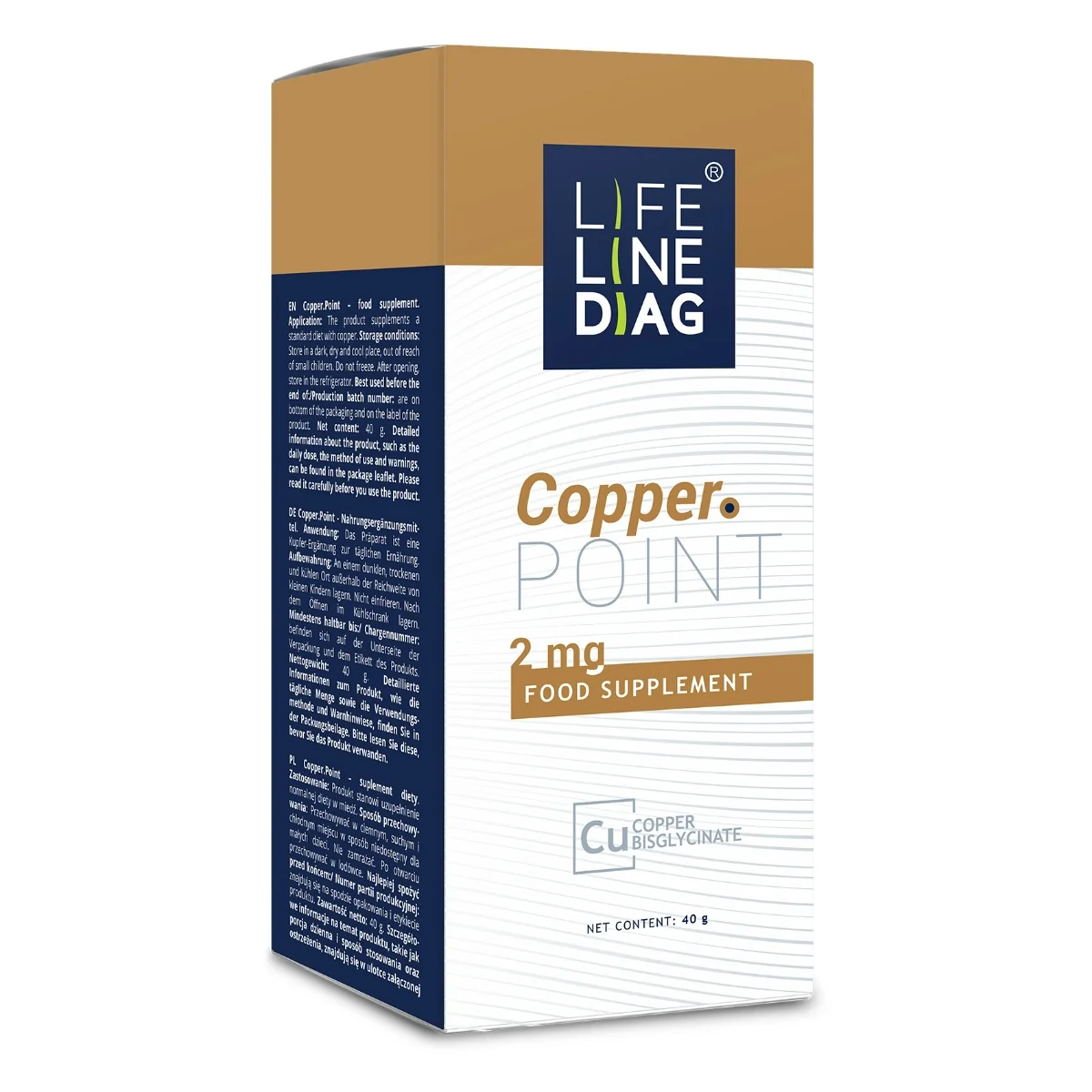 Lifelinediag Copper.Point miedź diglicynian miedzi 40 g