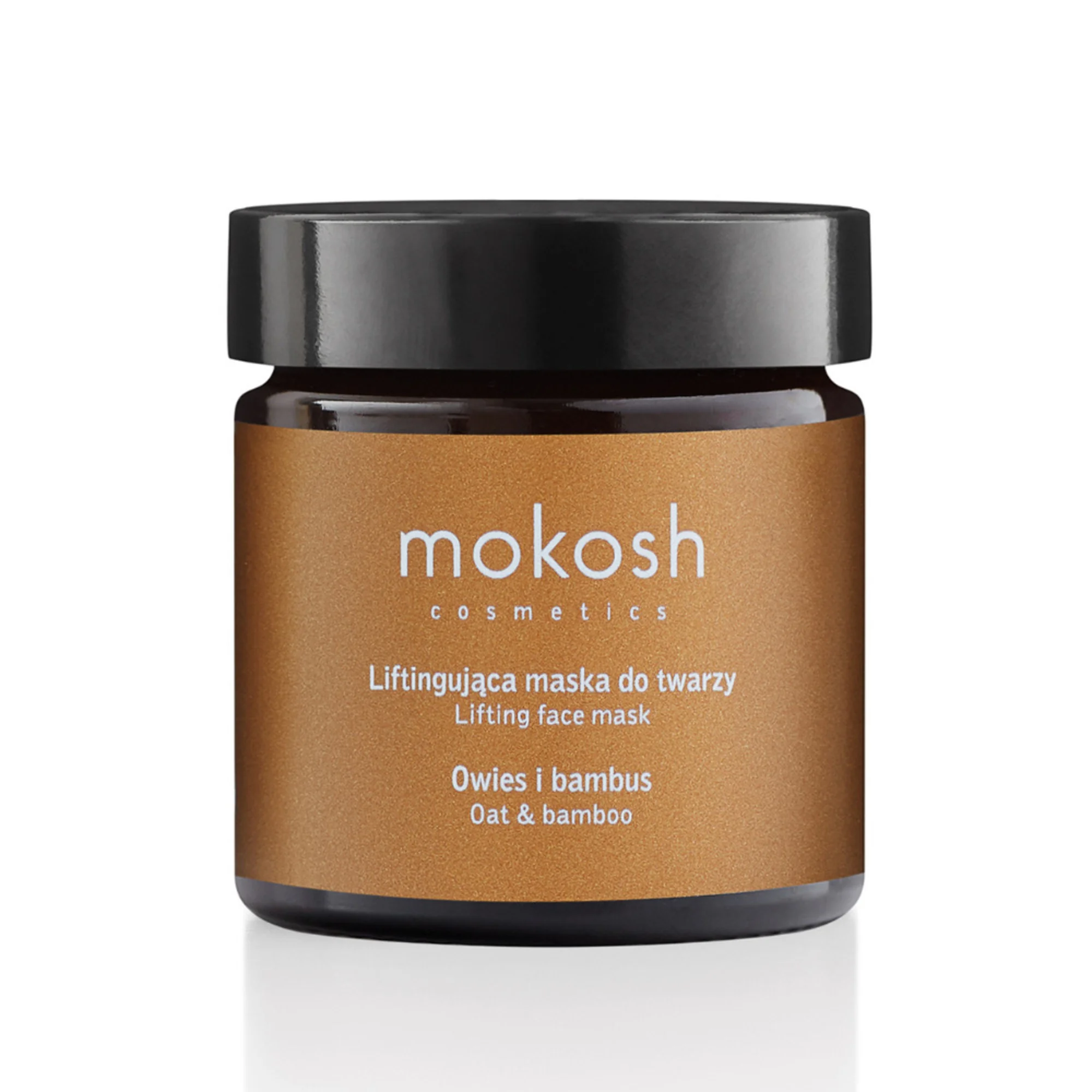 Mokosh liftingująca maska do twarzy Owies i bambus, 60 ml