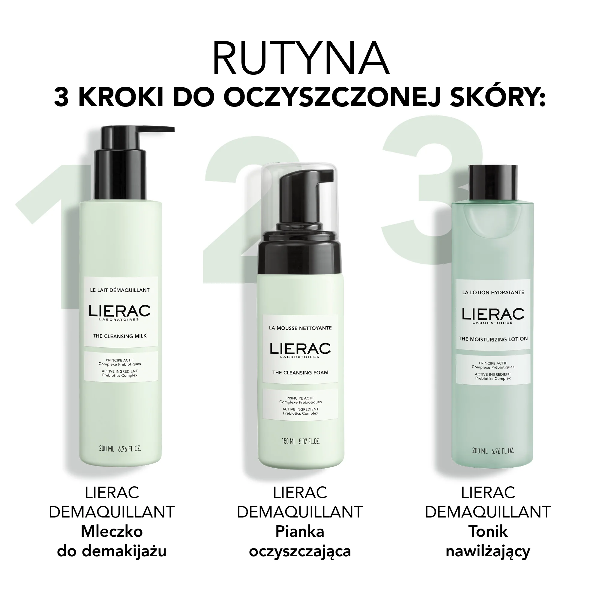 Lierac Mleczko do demakijażu z prebiotykami 200 ml