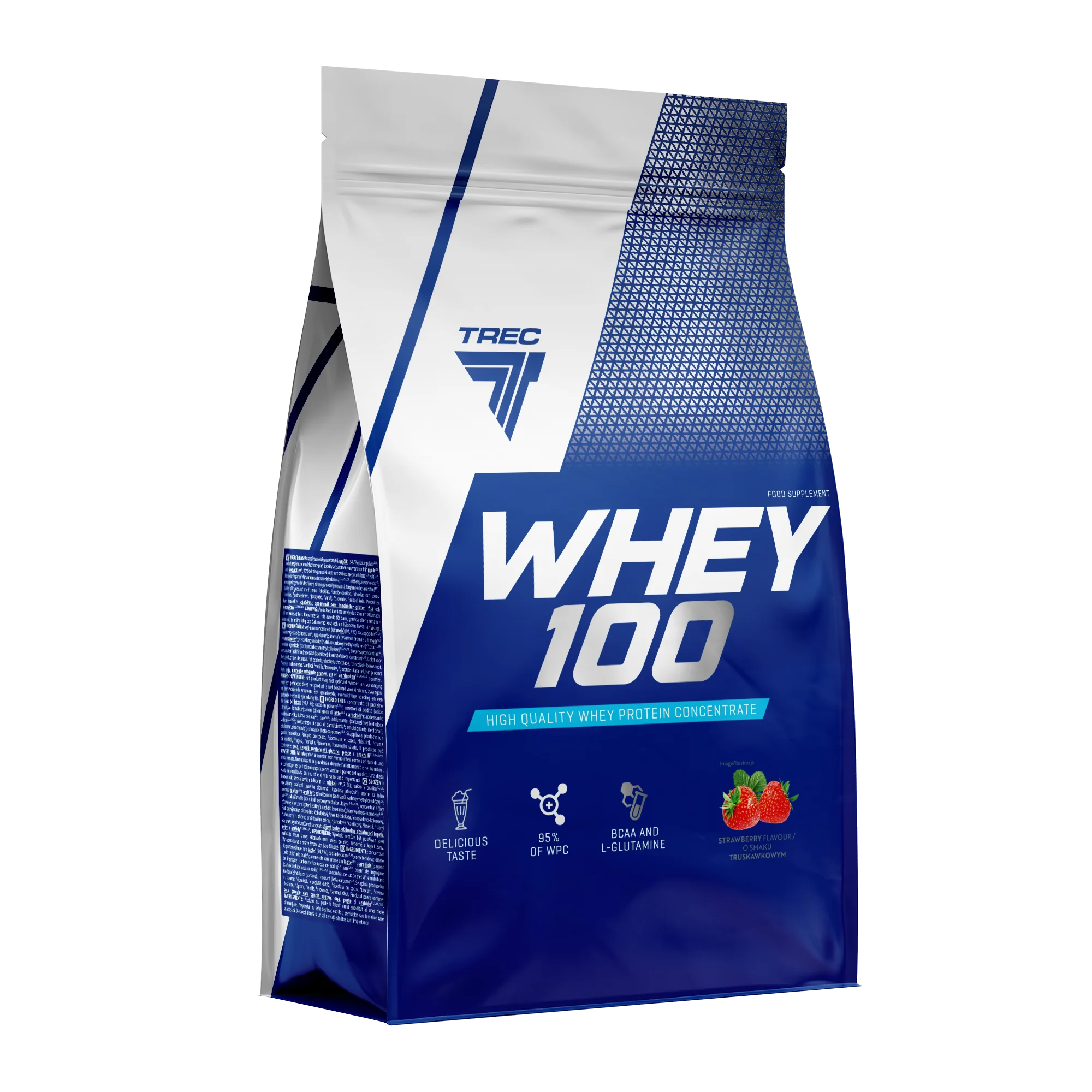 Trec Whey 100 truskawka, 700 g