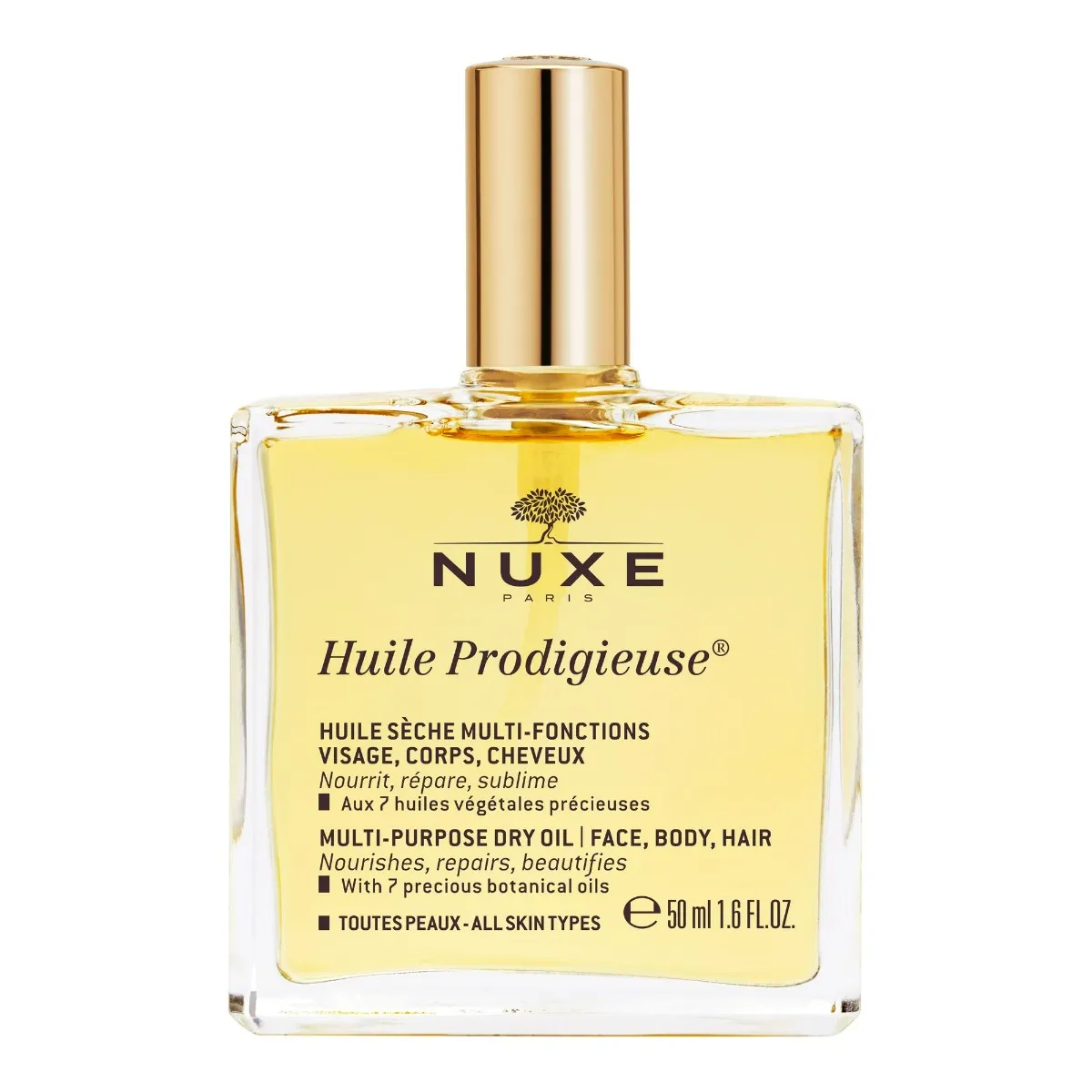 Nuxe Huile Prodigieuse Suchy olejek do ciała, twarzy i włosów, 50 ml