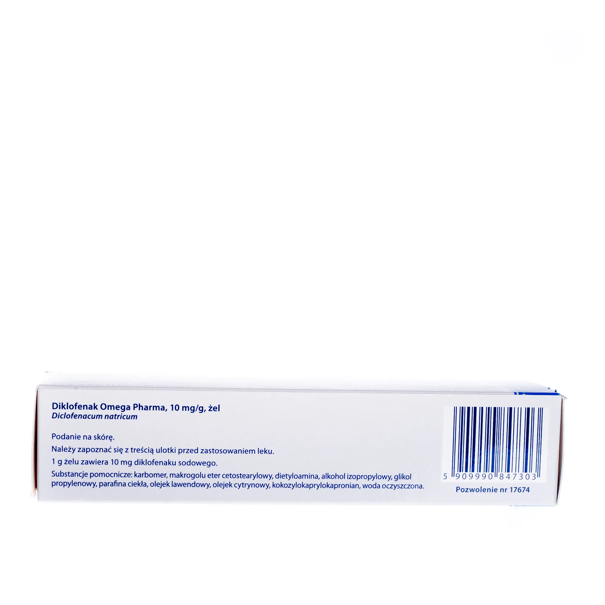 Diklofenak Omega Pharma 10 mg/g, żel 100g 