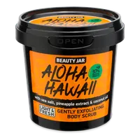 Beauty Jar Aloha, Hawaii delikatnie złuszczający scrub do ciała z solą morską, ekstraktem z ananasa i olejem kokosowym, 200 g