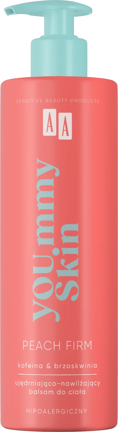 AA YOU.mmy Skin ujędrniająco-nawilżający balsam do ciała, Peach Firm, 400 ml