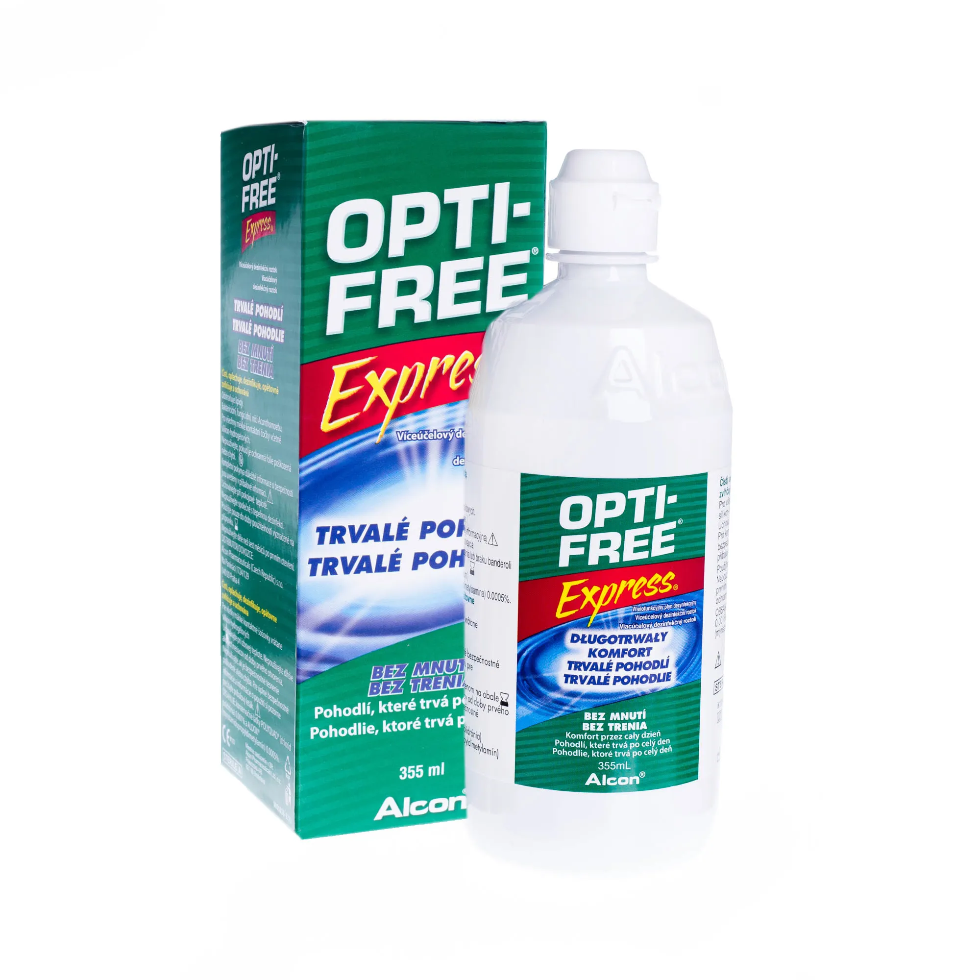 Opti-free Express długotrwały, wielofunkcyjny płyn dezynfekcyjny, 355 ml