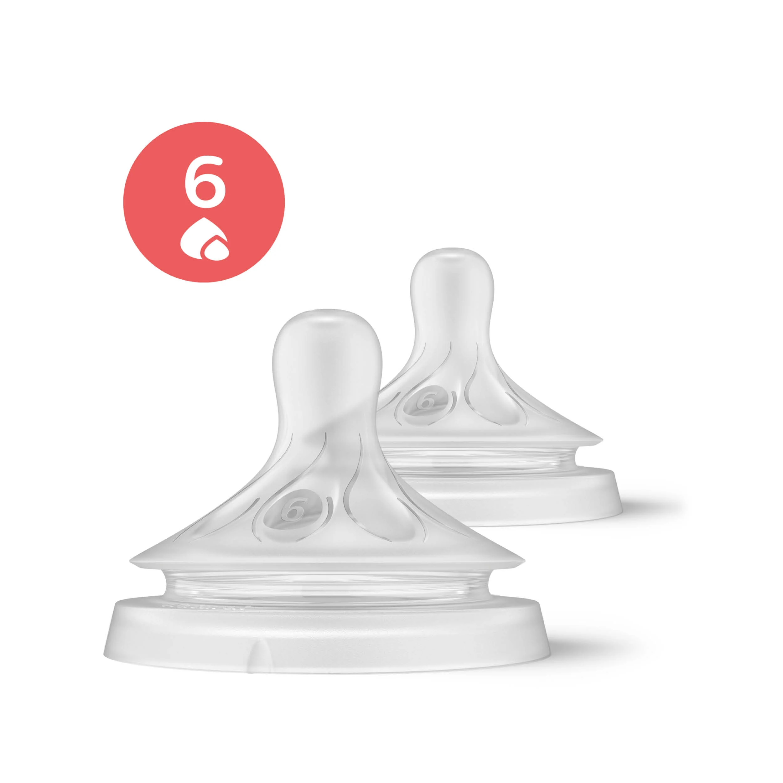 Philips Avent Natural Response smoczek responsywny do gęstych pokarmów SCY966/02, 2 szt.