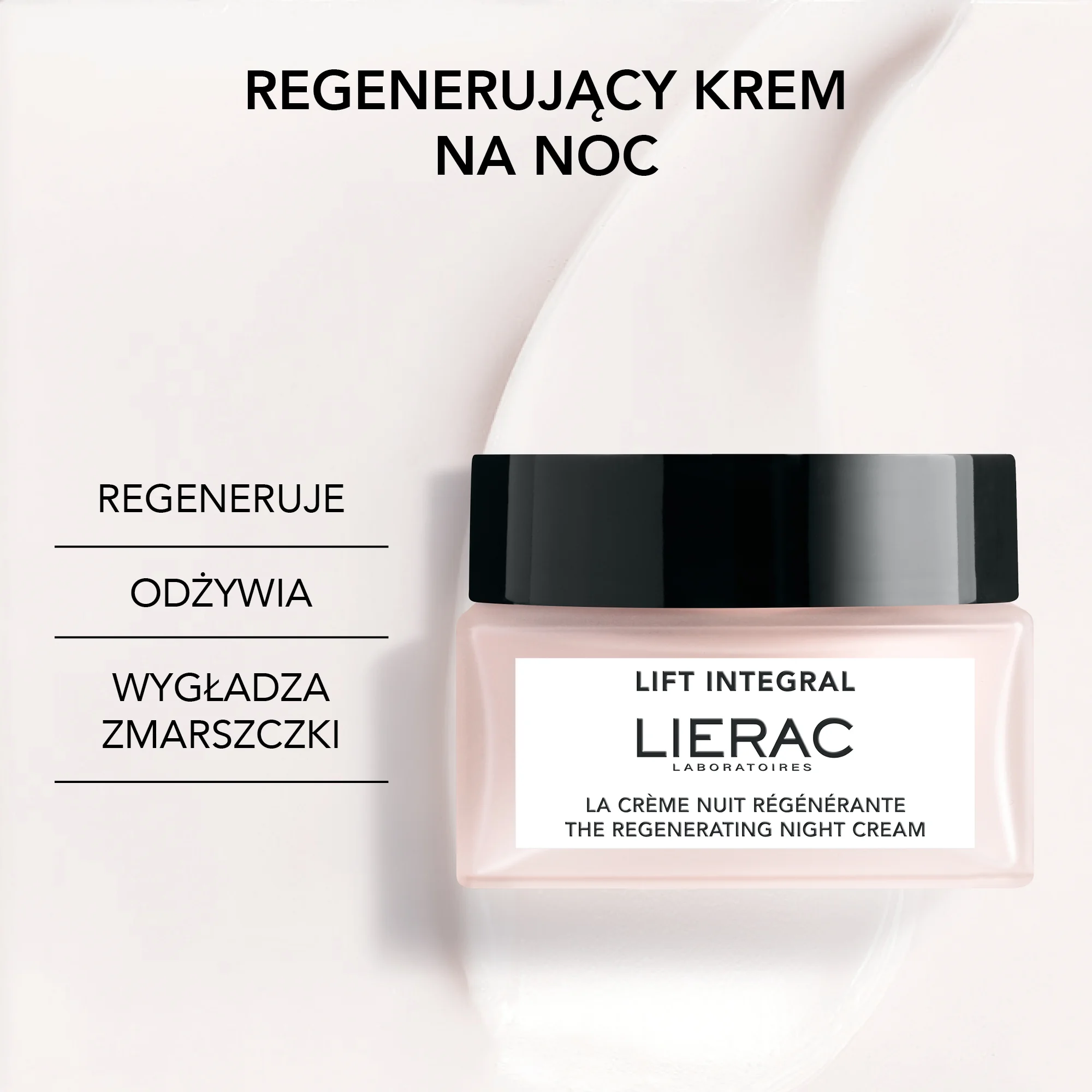 LIERAC Lift Integral krem regenerujący na noc, 50 ml