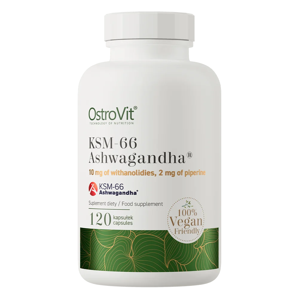 OstroVit KSM-66 Ashwagandha® 120 kapsułek wege