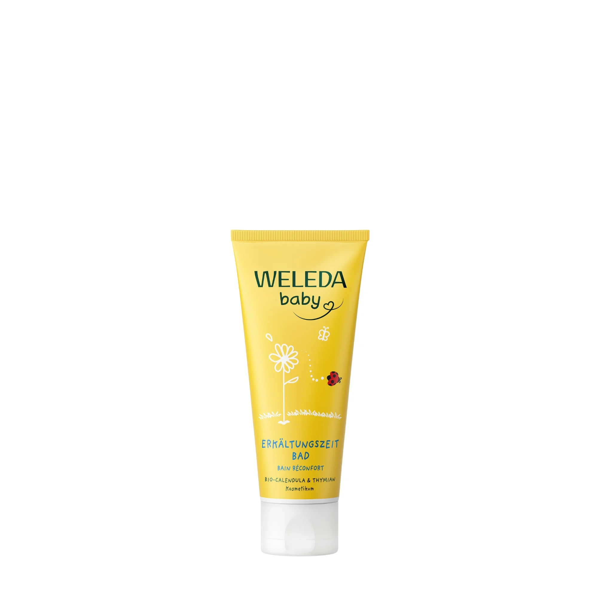 Weleda Baby rozgrzewający krem do kąpieli dla dzieci, 75 ml