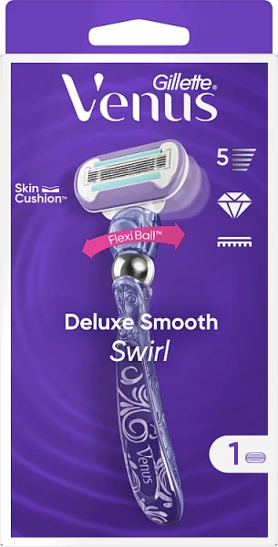 Gillette Venus Deluxe Smooth Swirl maszynka + 1 ostrze