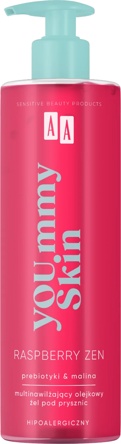 AA YOU.mmy Skin olejkowy żel pod prysznic, Raspberry Zen, 400 ml