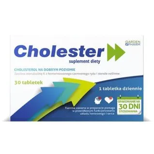 Cholester, suplement diety, 30 tabletek