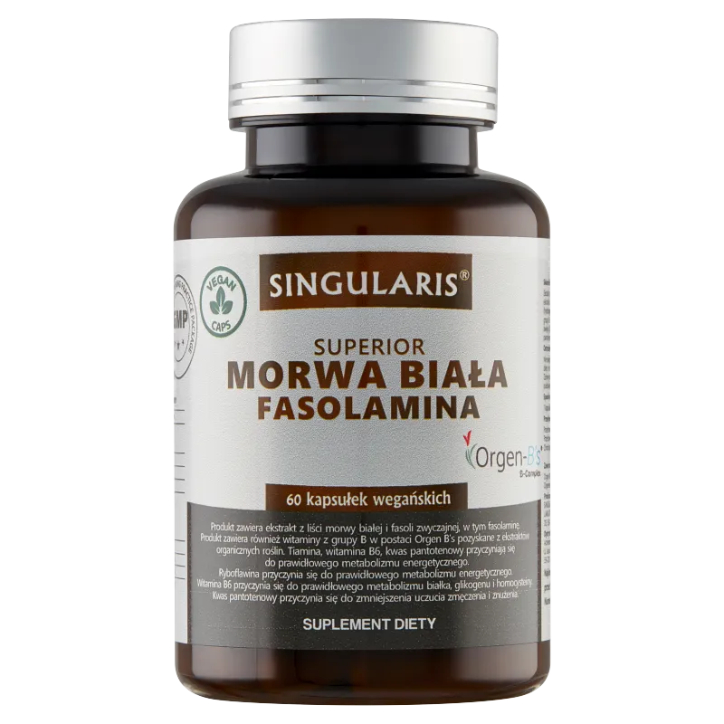 Singularis Superior, Morwa Biała Fasolamina Kompleks , suplement diety, 60 kapsułek