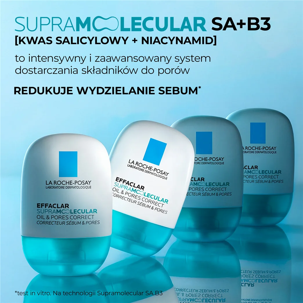 La Roche-Posay Effaclar Supramolecular krem redukujący sebum i pory, 40 ml