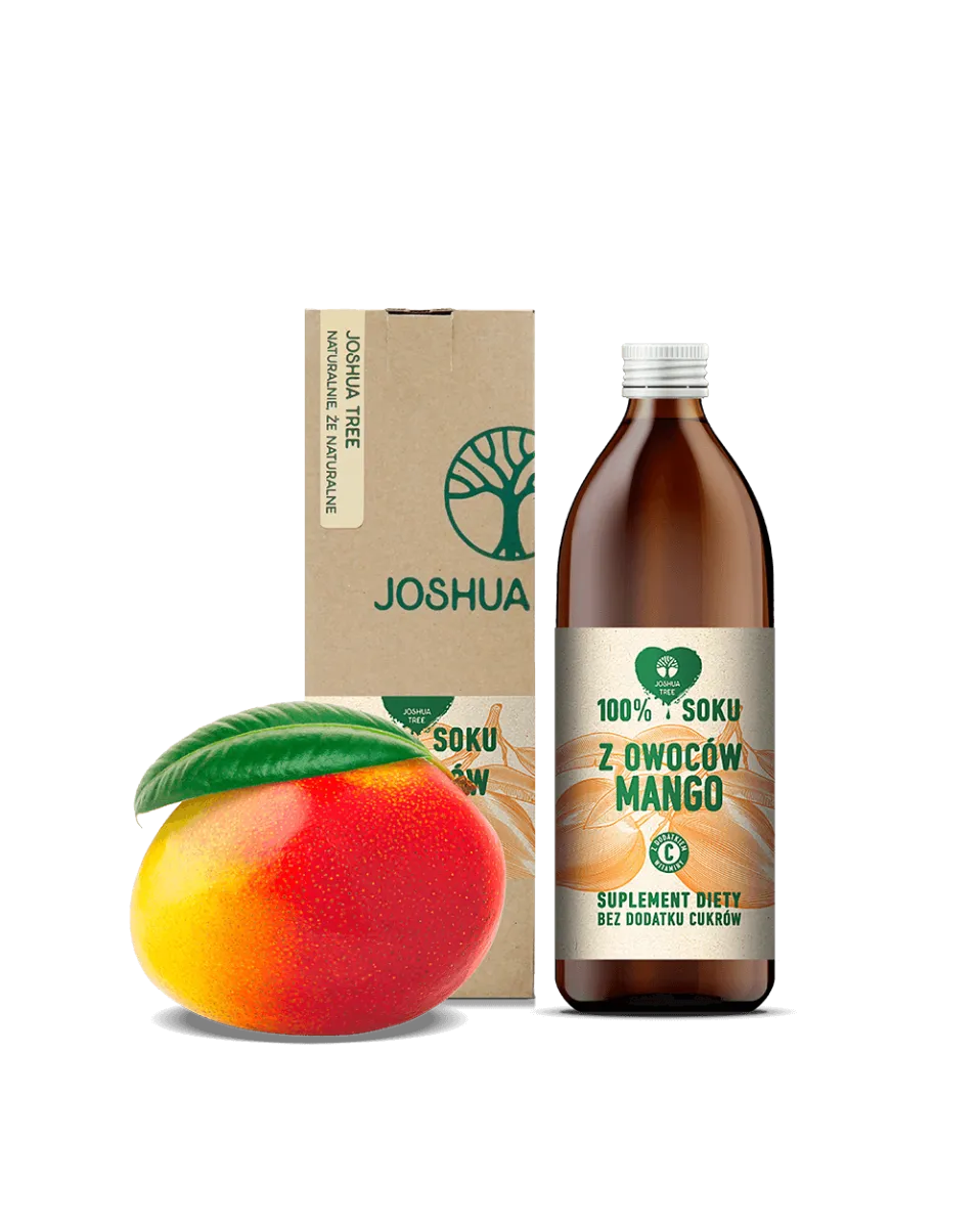 Joshua Tree sok z owoców mango z dodatkiem witaminy C, suplement diety, 500 ml