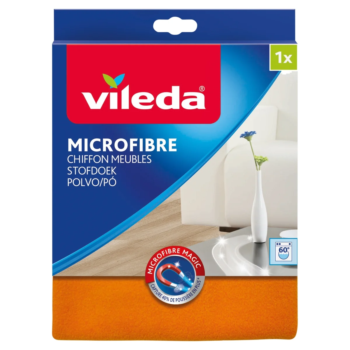 Vileda Microfibre ściereczka do kurzu, 1 sztuka