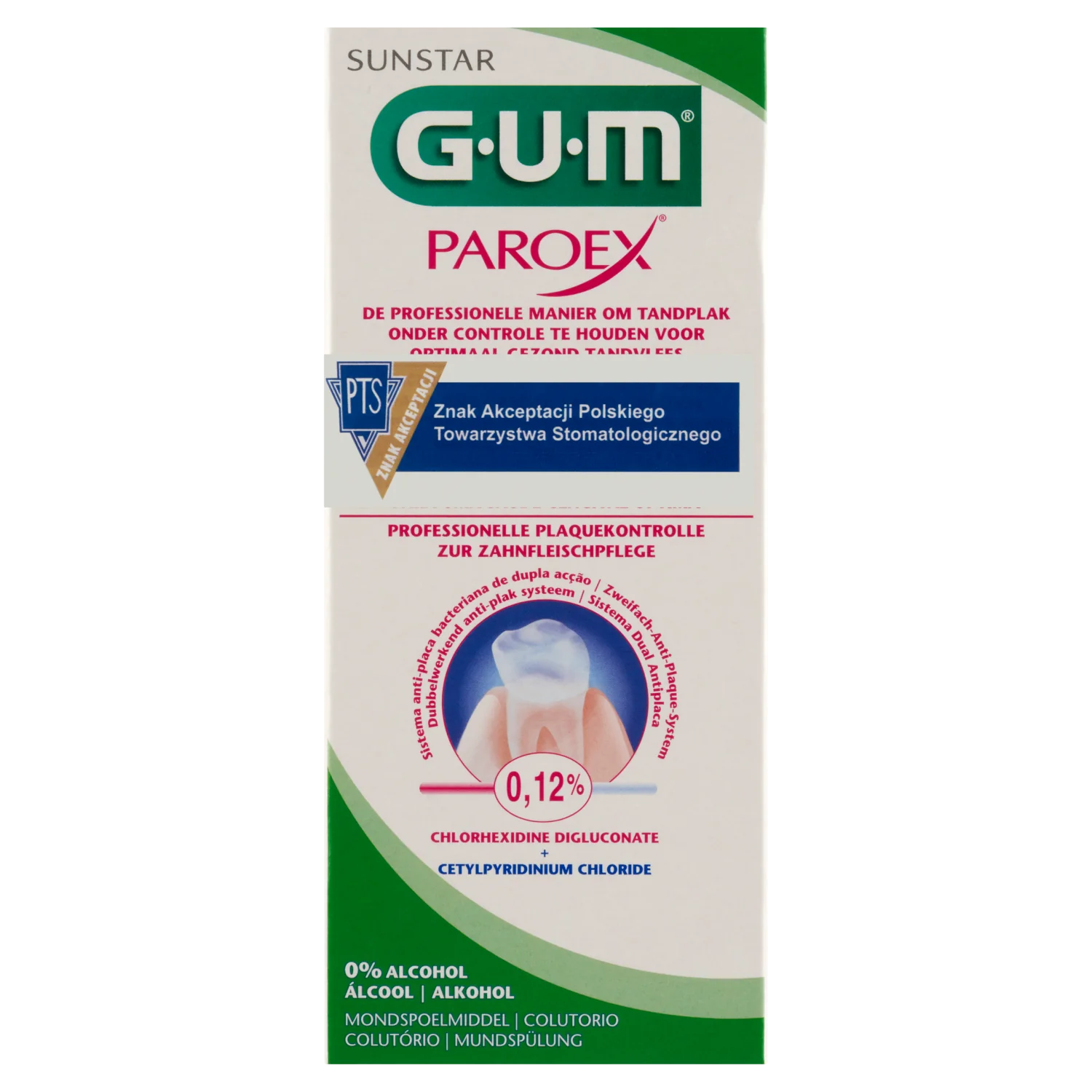 Sunstar Gum Paroex 0.12% CHX płyn do płukania jamy ustnej, 300 ml