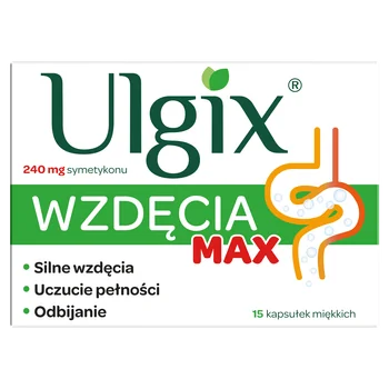Ulgix Wzdęcia Max 15 kapsułek