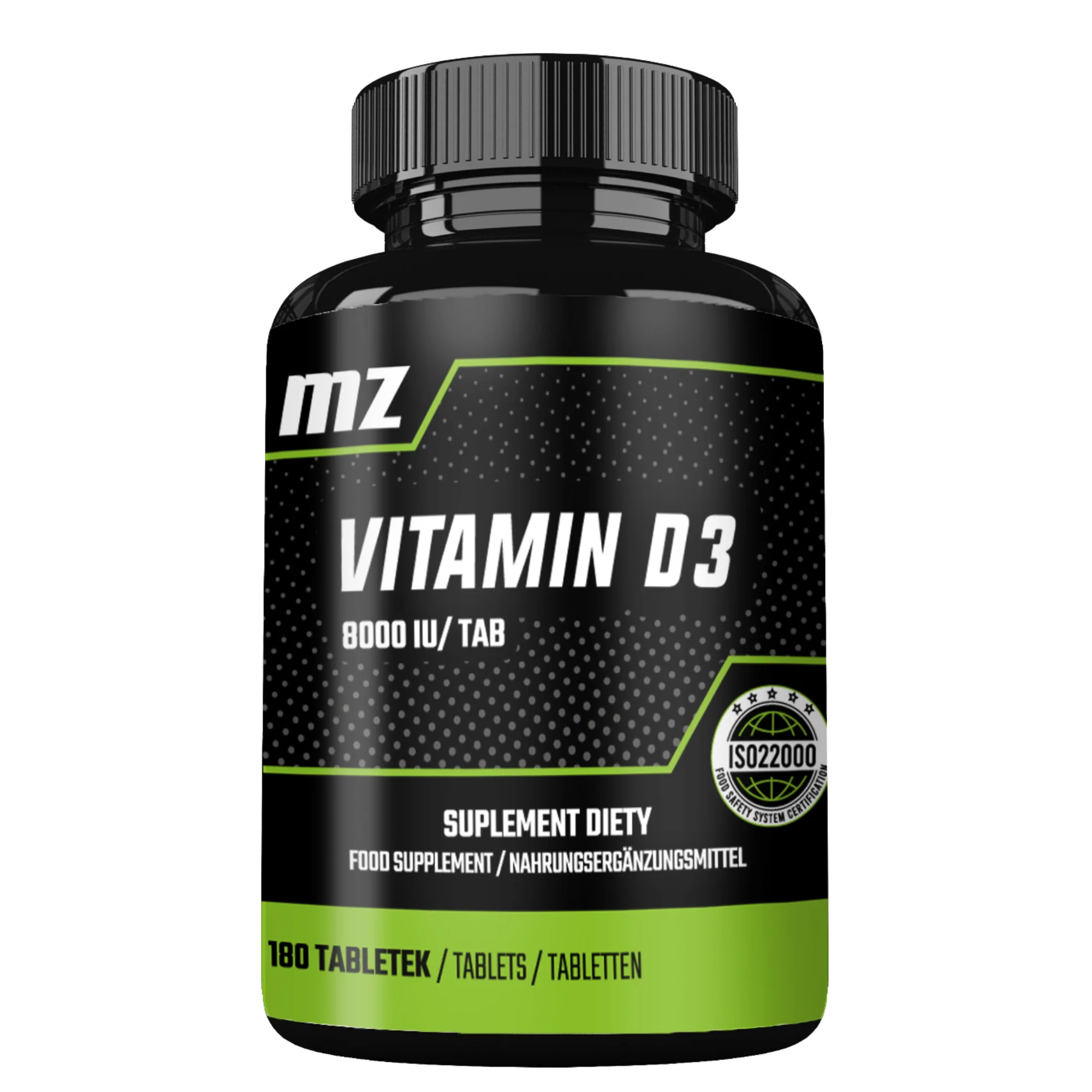 MZ Vitamin D3 180 tabletek