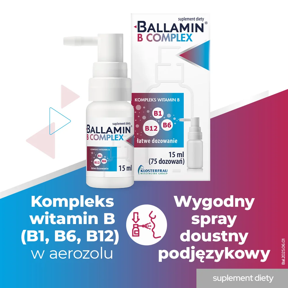 Ballamin B Complex spray podjęzykowy, 15 ml