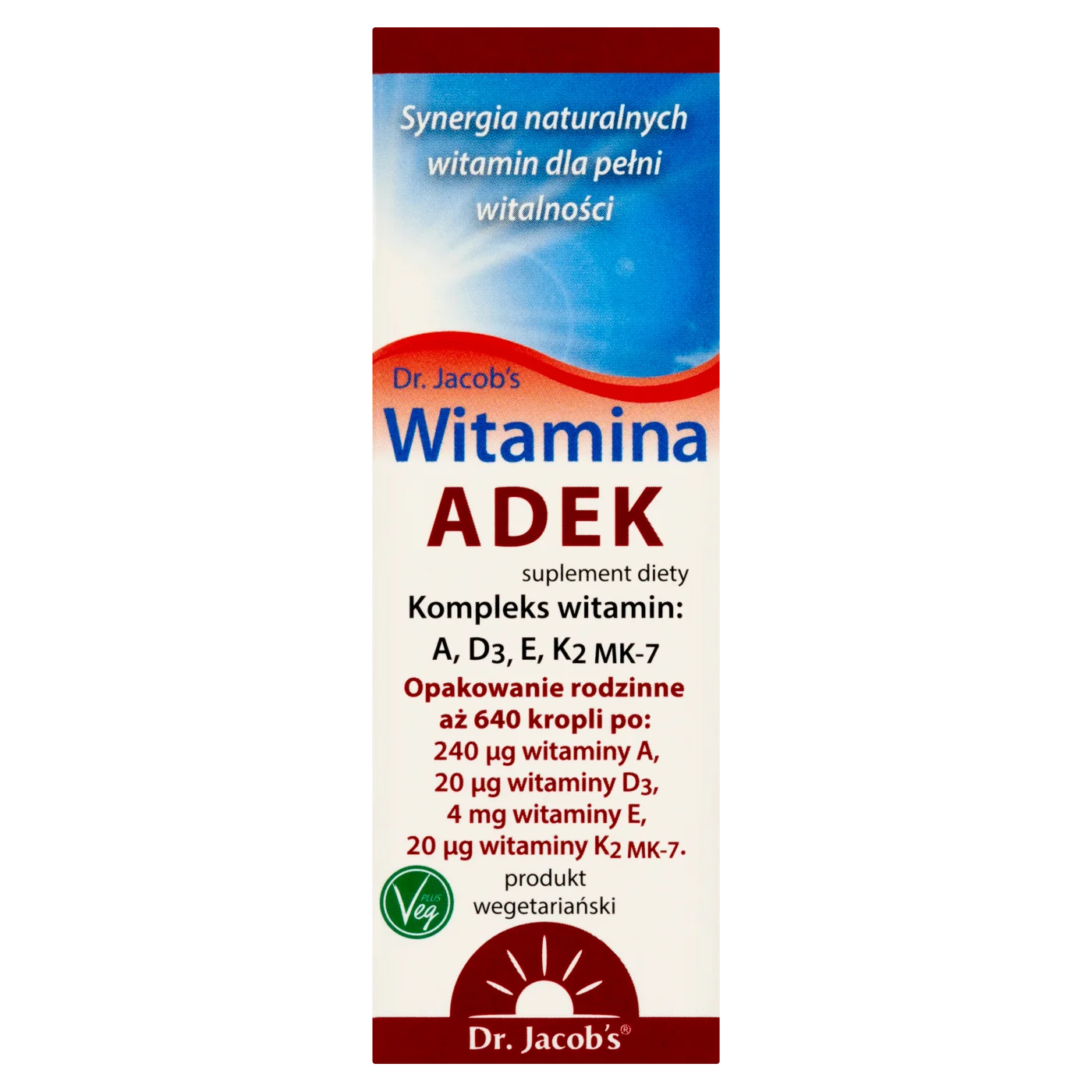 Dr. Jacob's Witamina ADEK krople, 20 ml