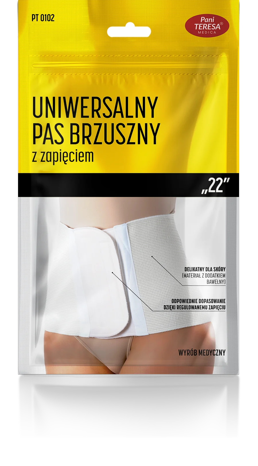 Pani Teresa uniwersalny pas brzuszny "22", rozmiar XXL, 1 sztuka