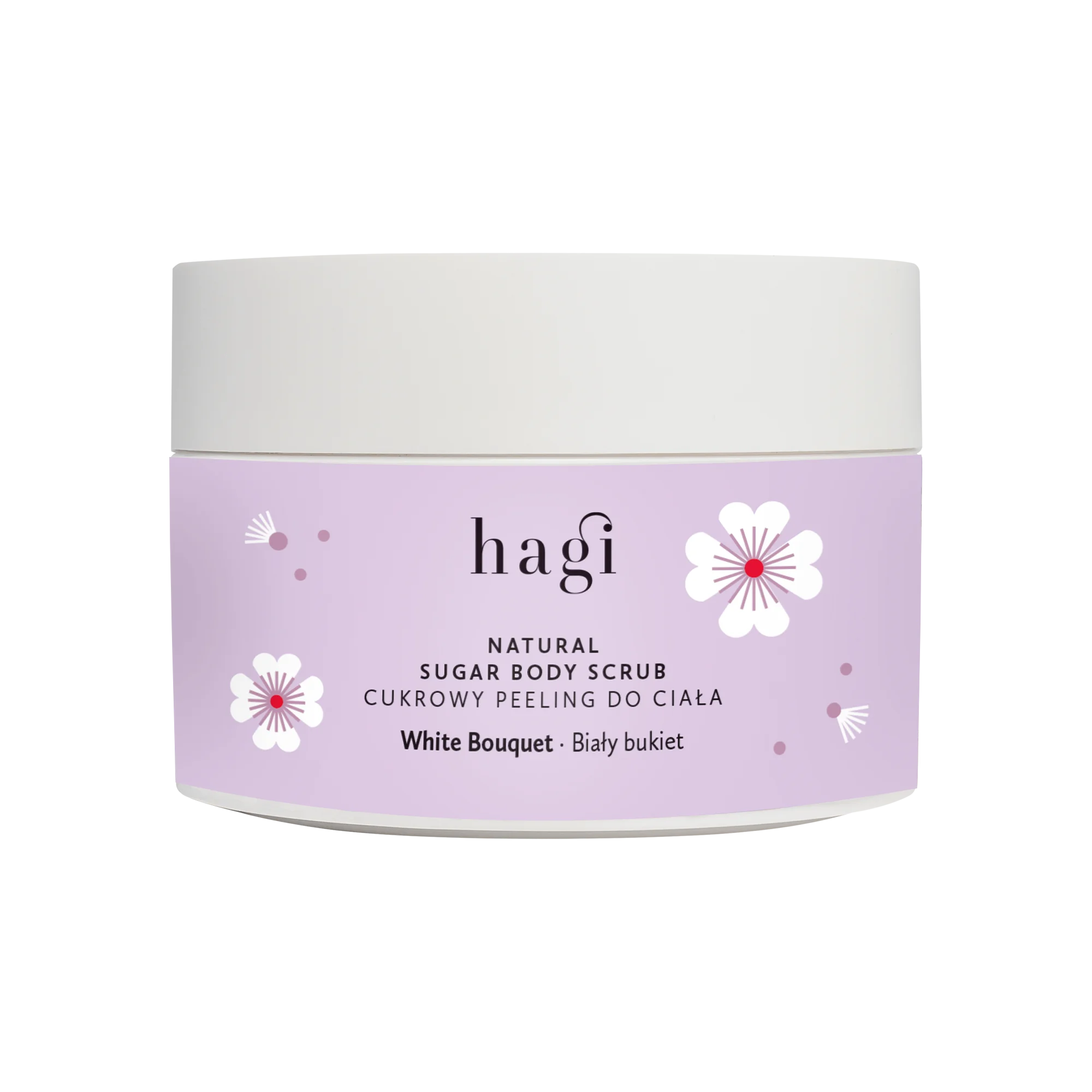 Hagi Biały Bukiet cukrowy peeling do ciała, 200 g