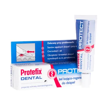 Protefix Dental Protect, żel kojąco-regenerujący do dziąseł, 10 ml 