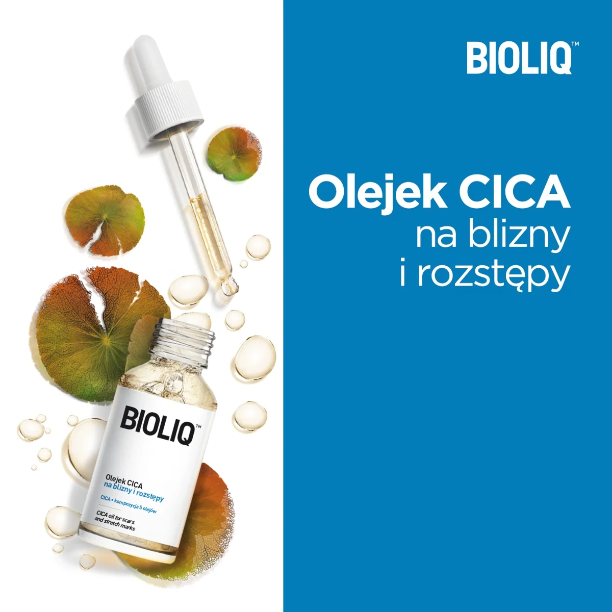 Bioliq Dermo Cica Olejek CICA na blizny i rozstępy, 30 ml