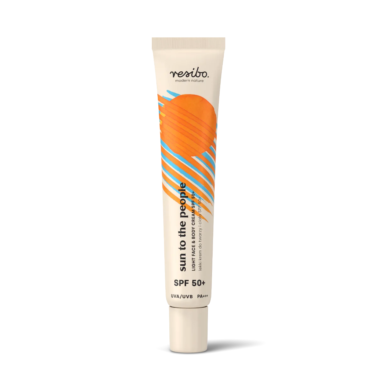 Resibo Sun to the People lekki krem do twarzy i ciała SPF 50+, 50 ml