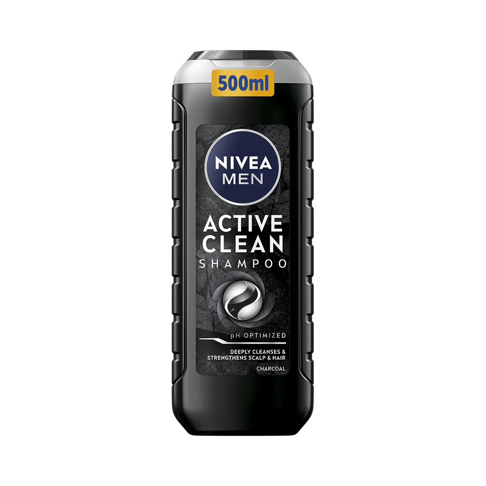 Nivea Men Active Clean szampon, 500 ml