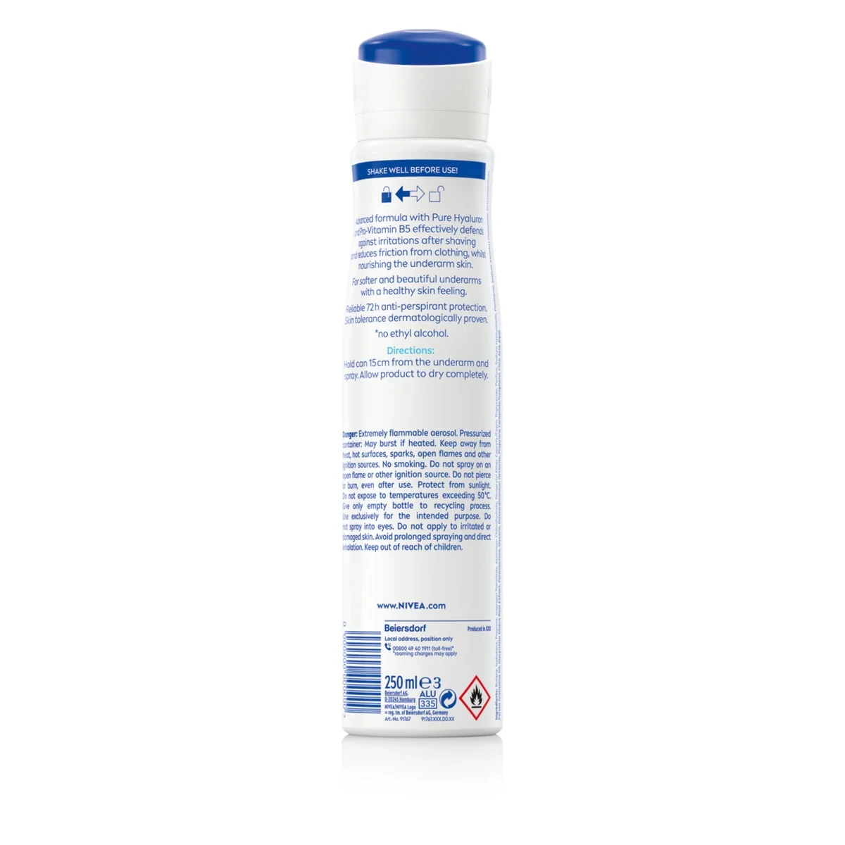 Nivea Derma Control Defend antyperspirant w sprayu, 250 ml