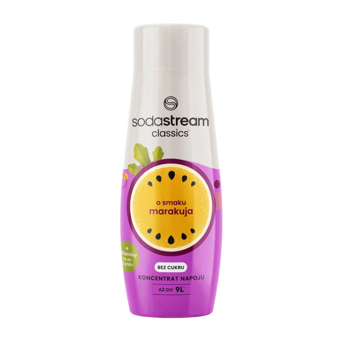 SodaStream syrop o smaku marakui bez cukru, 440 ml
