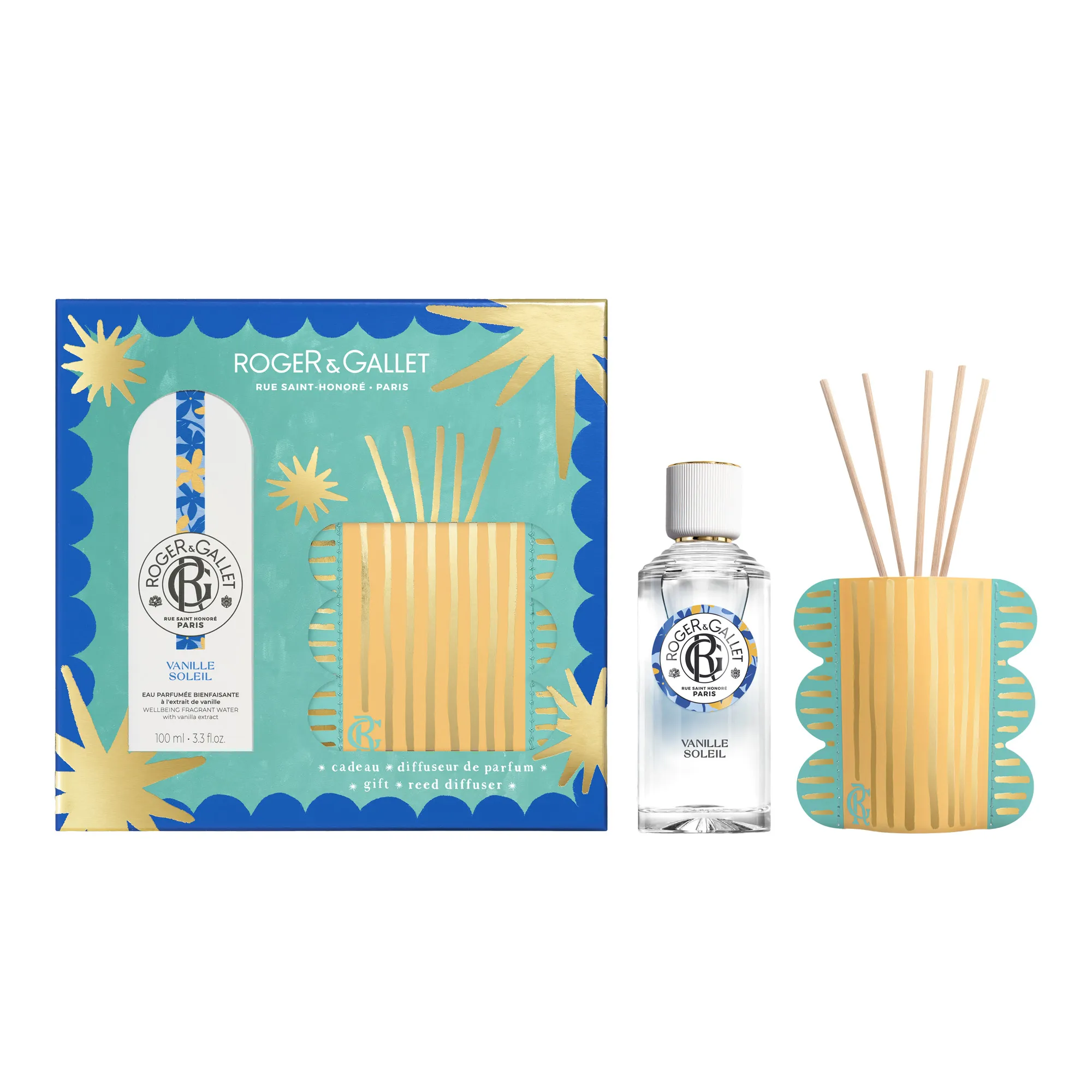 Roger & Gallet Zestaw woda Vanille Solei, 100 ml + dyfuzor zapachowy