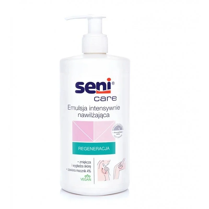 Seni Care Regeneracja emulsja intensywnie nawilżająca, mocznik 4%, 500 ml
