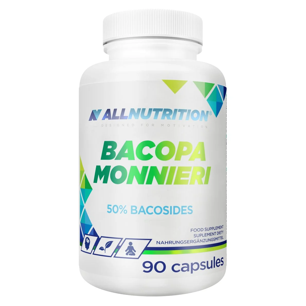 ALLNUTRITION Bacopa Monnieri ekstrakt z bakopy drobnolistnej w kapsułkach 90 szt.