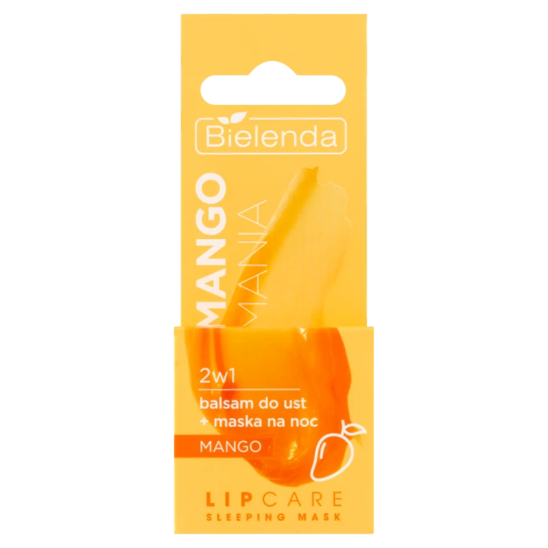 Bielenda Lip Care Sleeping Mask balsam do ust + maska na noc 2w1 Mango, 10 g