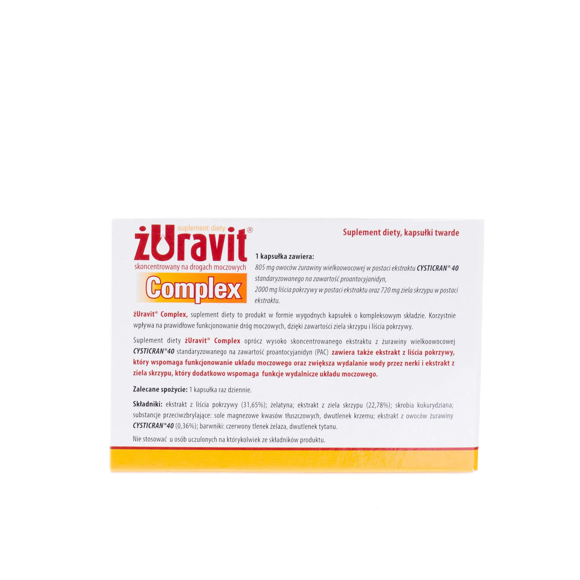 Żuravit Complex, suplement diety, 60 tabletek 