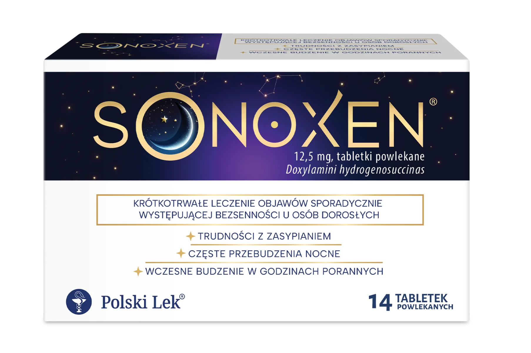 Sonoxen 12,5 mg 14 tabletek powlekanych