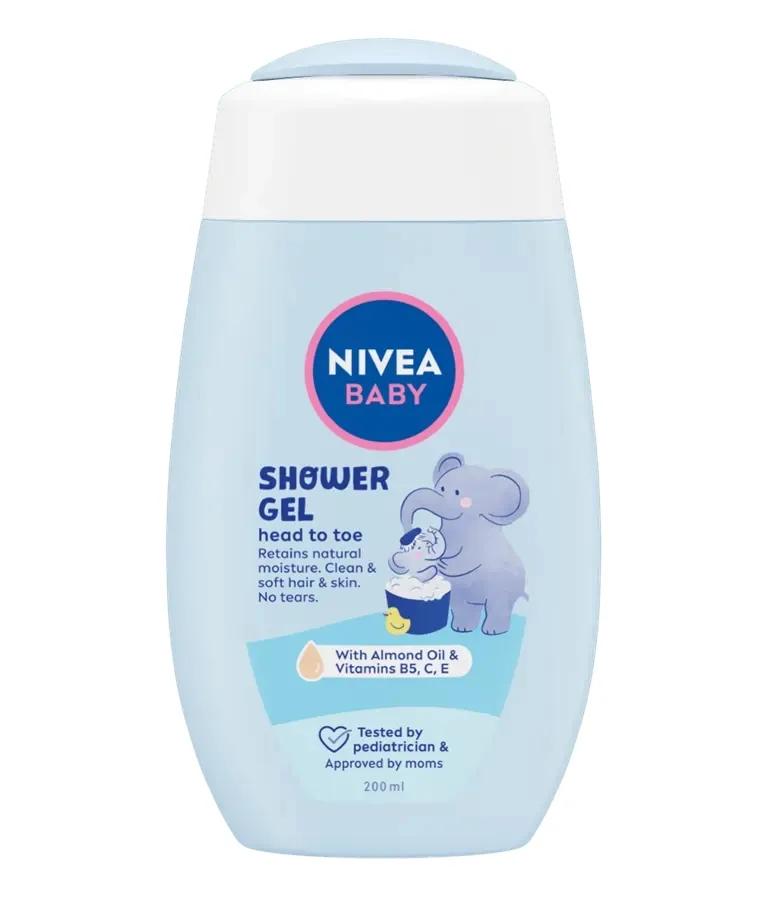 Nivea Baby żel do włosów i ciała, 200 ml