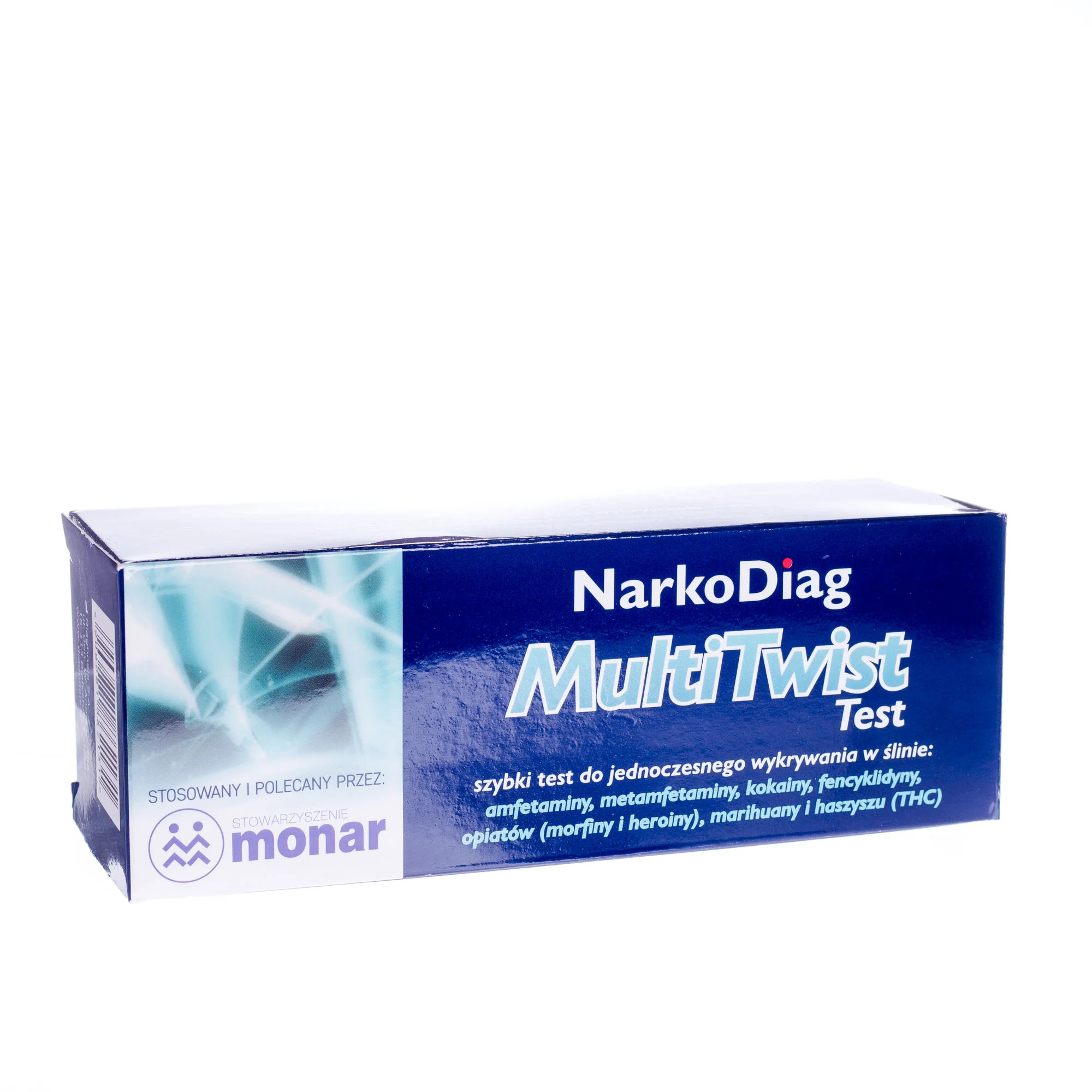 NarkoDiag MultiTwist test na narkotyki ze śliny, 1 szt.