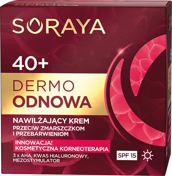 Soraya Dermo Odnowa 40+ krem nawilżający na dzień, 50 ml
