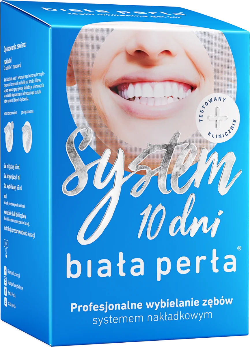 Biała Perła system 10 dni 3-fazowa formuła, zestaw
