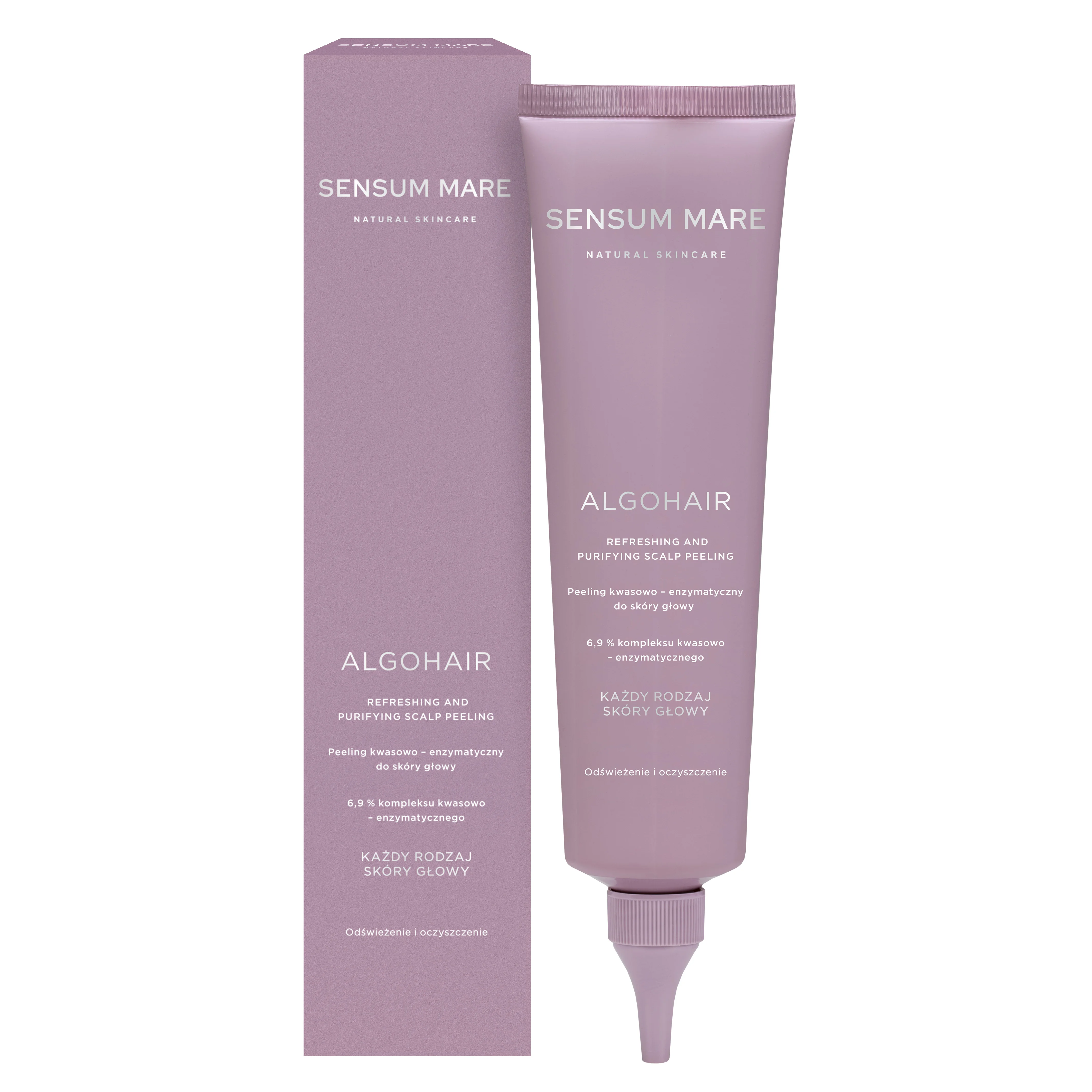 Sensum Mare Algohair peeling kwasowo-enzymatyczny do skóry głowy, 150 ml