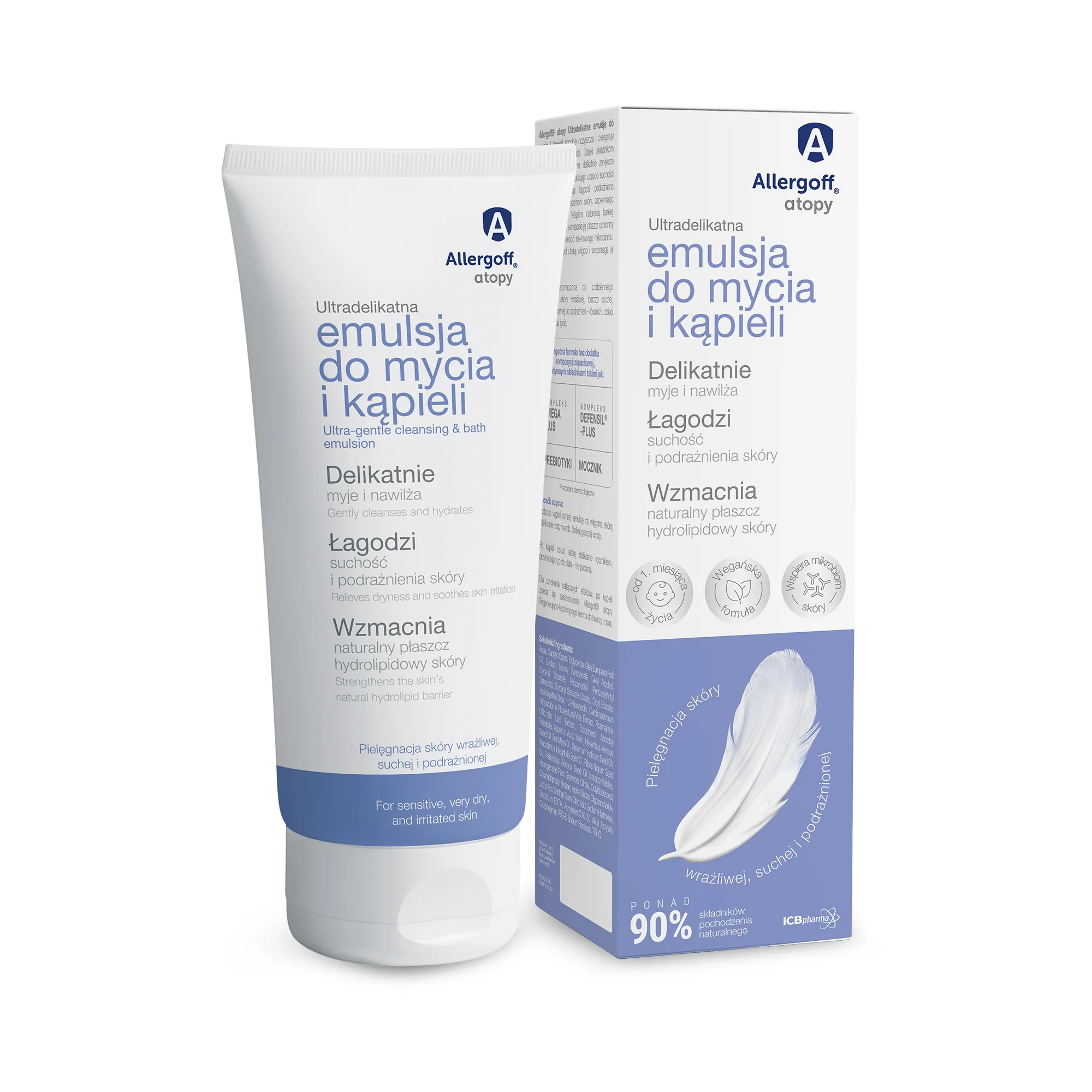 Allergoff Atopy ultradelikatna emulsja do mycia i kąpieli, 250 ml